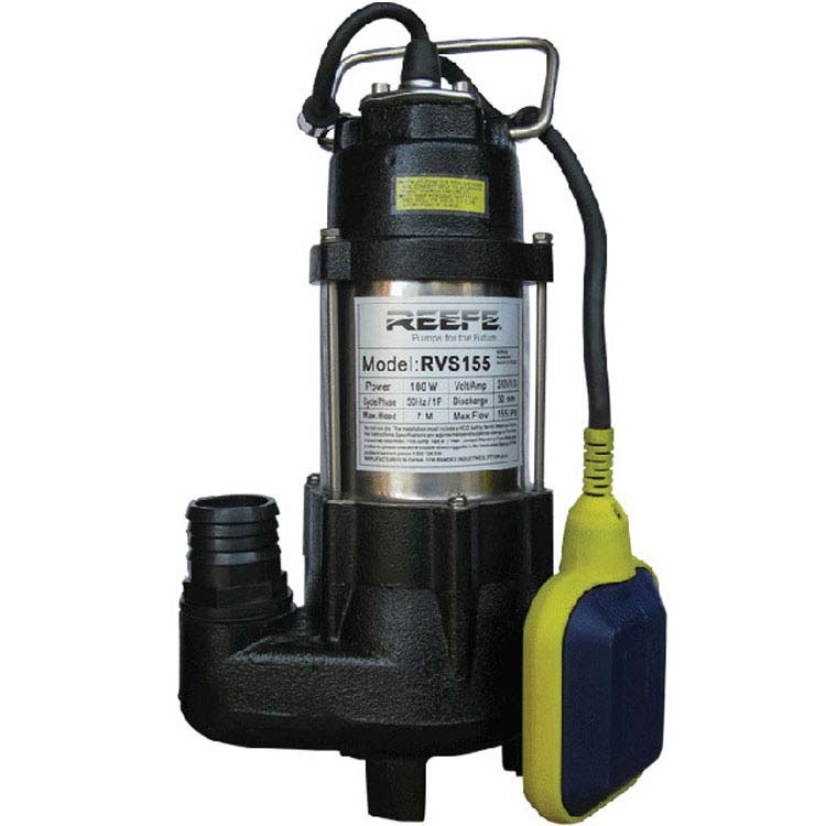 Reefe RVS 155 domestic electrical septic and grey water submersible pump